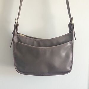 Hobo Leather grey crossbody bag